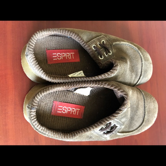 🥰 ✨5 for $20✨ Esprit brown slip on leather shoes - Picture 4 of 8